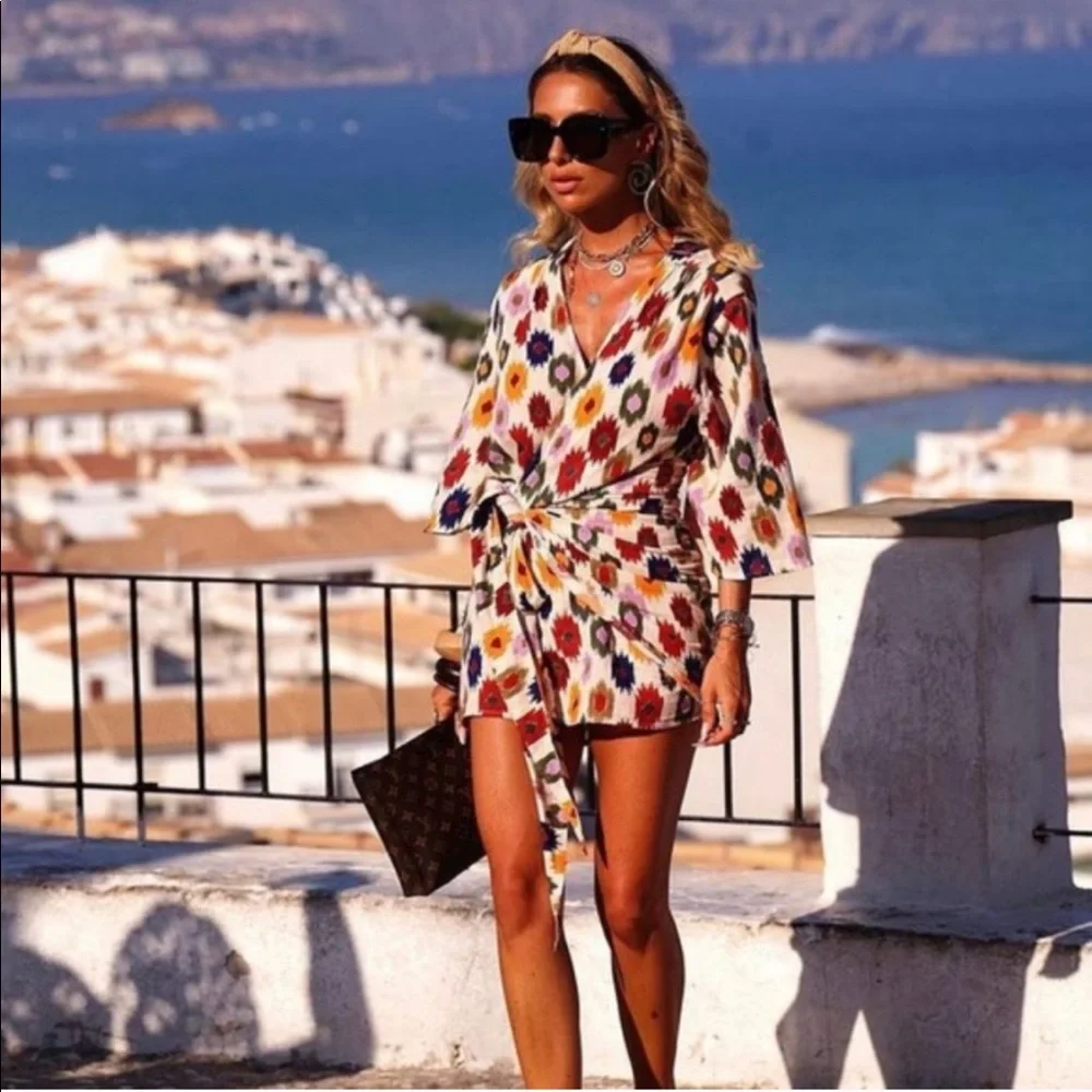 Zara printed dress 7521/261/712 - Picture 3 of 6